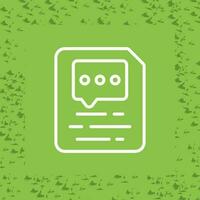 Document Insert Comment Vector Icon