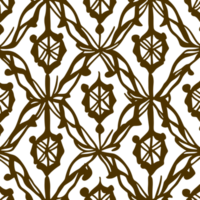 nahtlos Muster Illustration im traditionell Stil mit abstrakt geometrisch Ornament - - mögen Portugiesisch Fliesen. png
