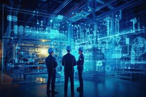 High technologies for your success . Mixed media photo