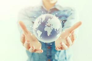 world is in your hands photo