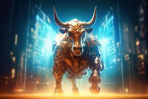 stock market bull vs bear graph stock market graph trading investment financial stock exchange financial stock graph chart business crisis crash loss grow up gain profits win up photo