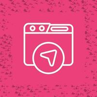Website Navigation Vector Icon