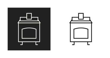 Coal Furnace Vector Icon