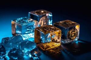 Bitcoin is a virtual currency, but this coin is a symbol of Bitcoin photo