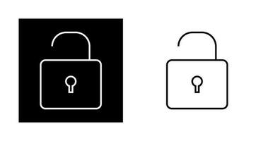 Open Lock Vector Icon
