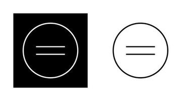 Equal To Vector Icon