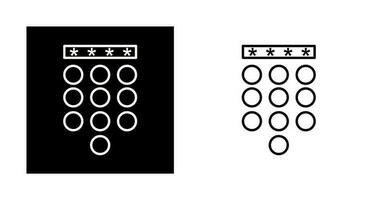 Passcode Lock Vector Icon