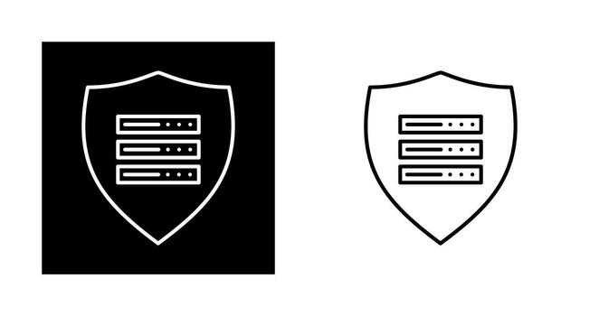 Secure Server Vector Icon