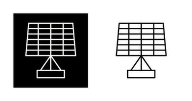 icono de vector de panel solar