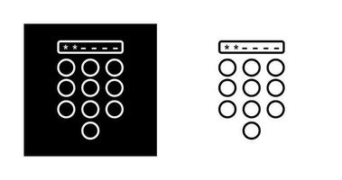 Passcode Lock Vector Icon