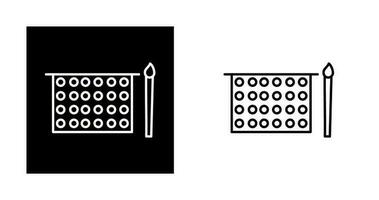 icono de vector de paleta