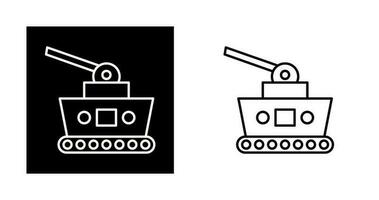 icono de vector de tanque