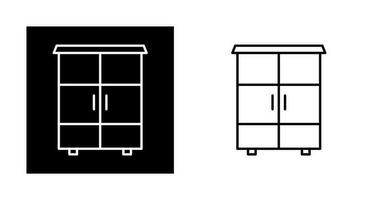 Shelves Cabinet Vector Icon