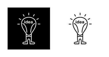 icono de vector de idea brillante