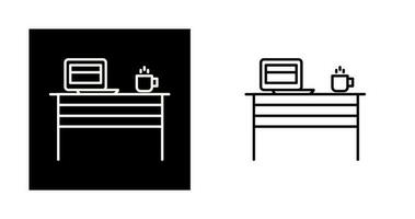 icono de vector de mesa de decoración