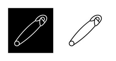 Safety Pin Vector Icon