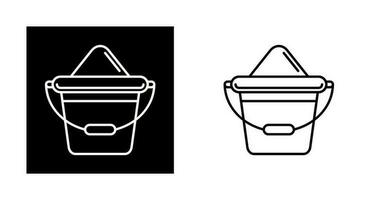 Sand Bucket Vector Icon