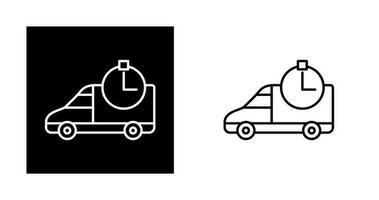 Time Based Delivery Vector Icon