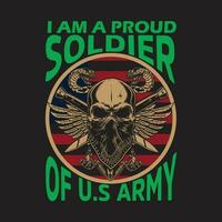 us army t shirt vector