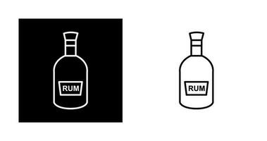 Bottle of Rum Vector Icon