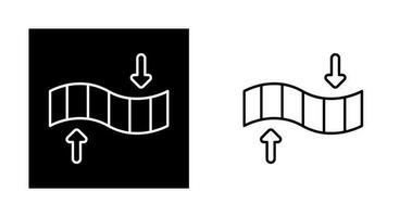 icono de vector de elasticidad