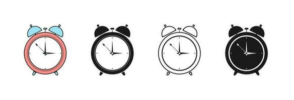 Alarm clock icon. vector