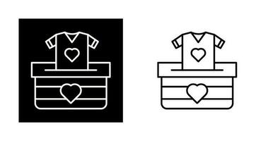 Cloth Donate Vector Icon