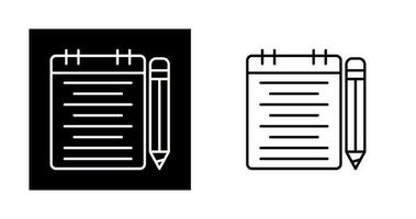 Notepad Vector Icon