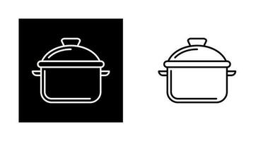 icono de vector de olla de cocina