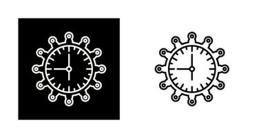 icono de vector de reloj