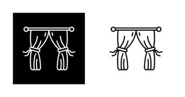 Curtains Vector Icon