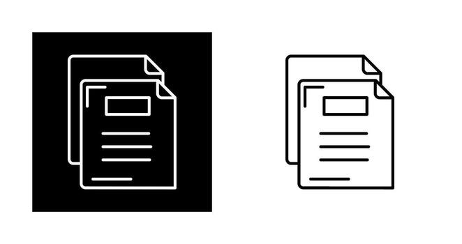 icono de vector de documento