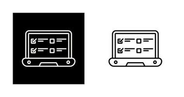 Online Exam Vector Icon