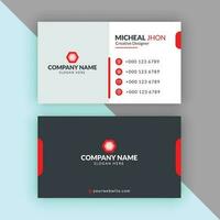 Corporate Business Card Design vector