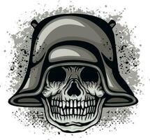 Gothic sign with skull, grunge vintage design t shirts vector