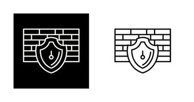 icono de vector de firewall