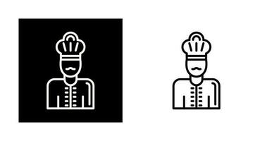 icono de vector de chef