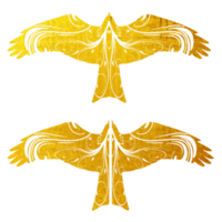 logo pegatina icono pájaro volador png