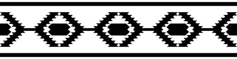Seamless geometric border. Polynesian wrist tattoos Black bracelet pattern. Traditional Maori design for creating templates and printing patterns. vector