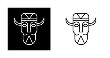 African Mask Vector Icon