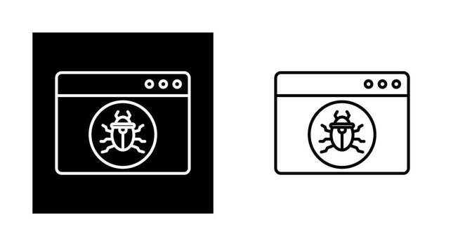 Website Attack Vector Icon