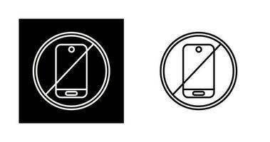 No Phone Vector Icon