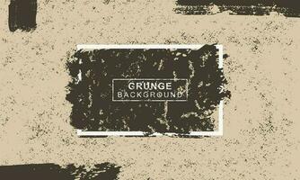 textured grunge brush stroke abstract background with free space for text vector