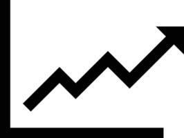 Growing bar icon . Growth icon vector . Graph Icon in trendy style