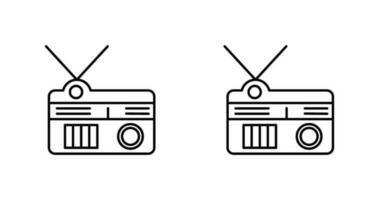 icono de vector de radio