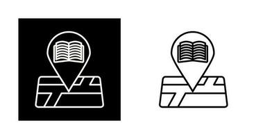 Library Location Vector Icon