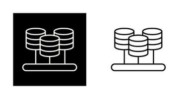 icono de vector de datos