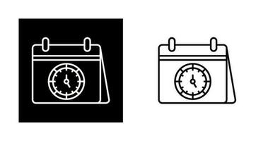 icono de vector de horario