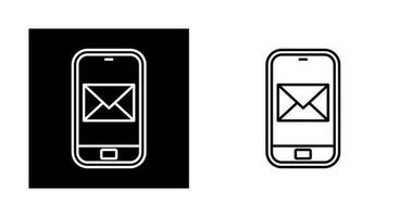 Smartphone mail Vector Icon