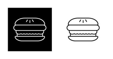 icono de vector de hamburguesa